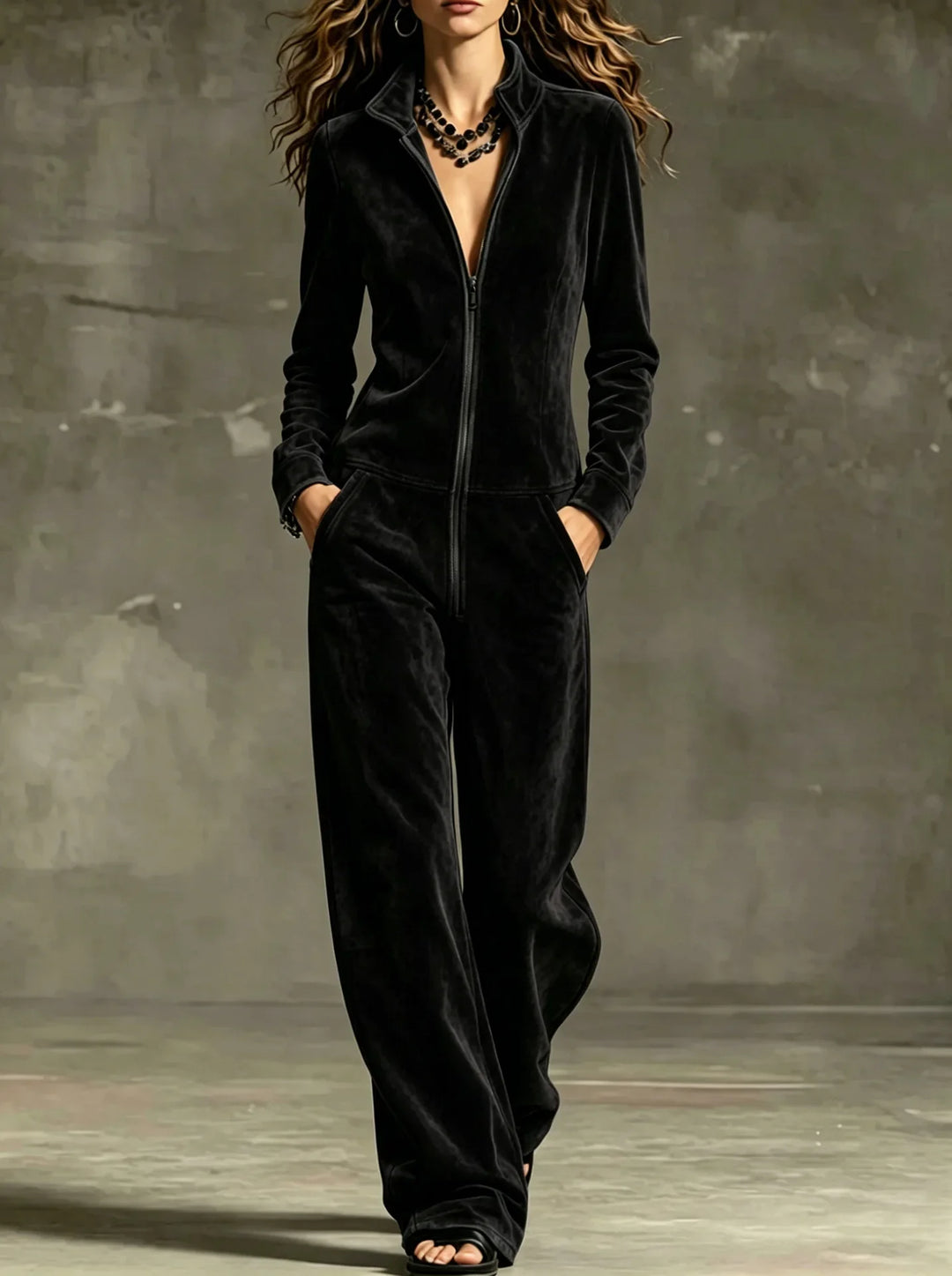 Adaira Front Zip Jumpsuit