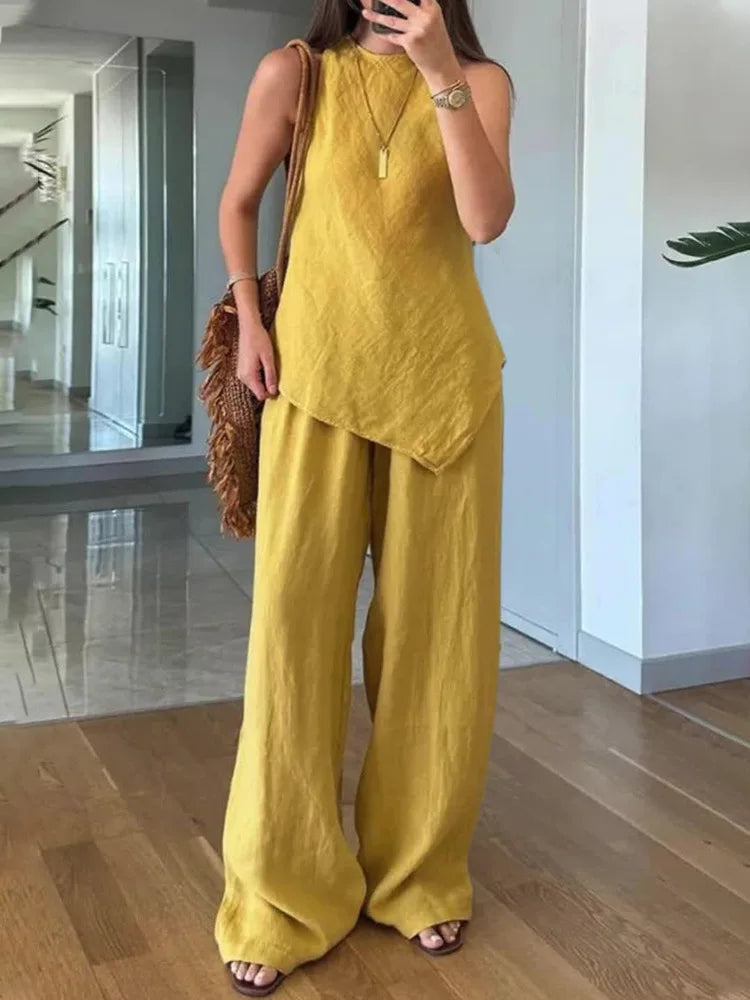 Delilah Relaxed Summer Matching Set