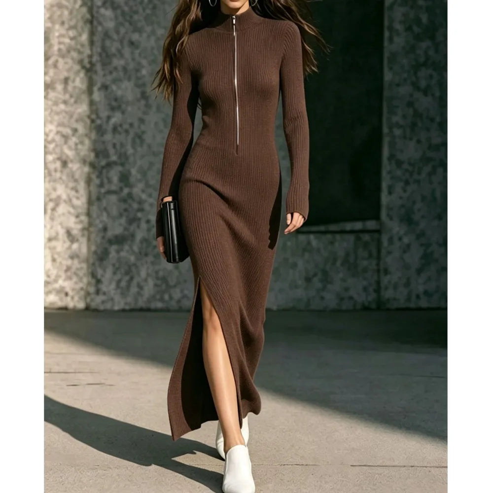 Kamilla Ribbed Long Dress