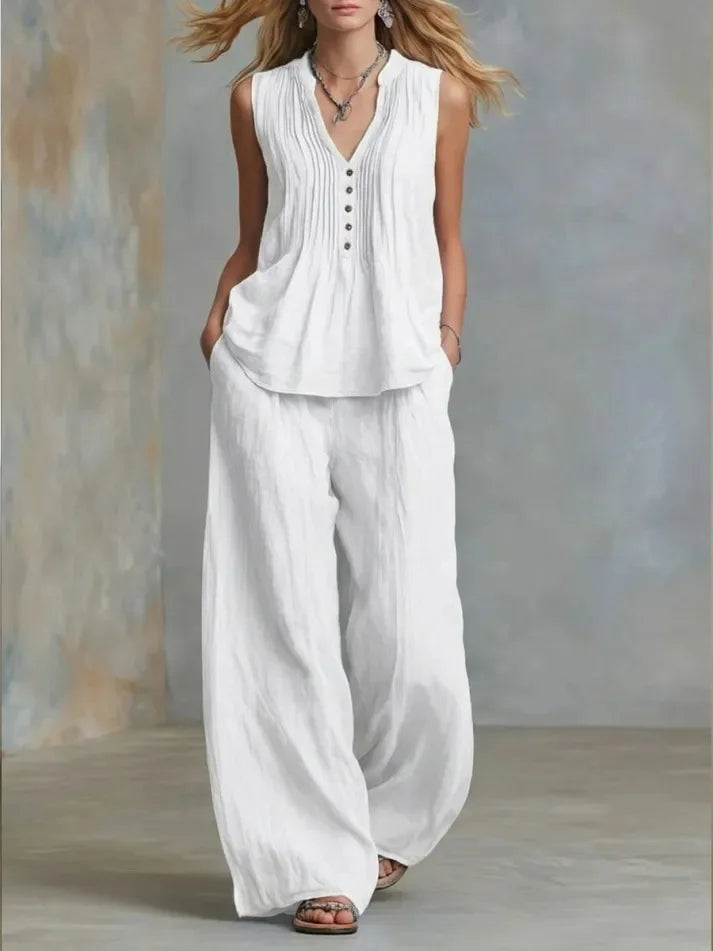 Harlow Pleated Two Piece Set