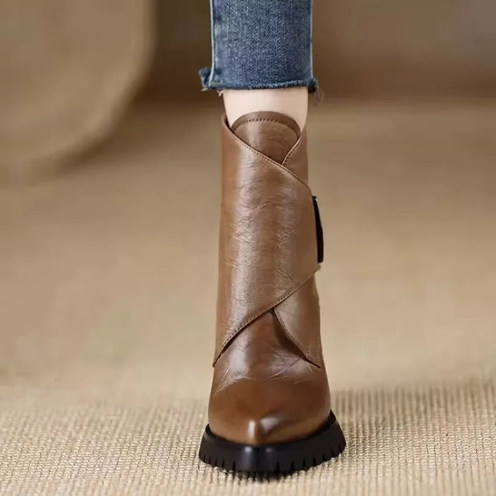 Fenella Buckle Strap Ankle Boots
