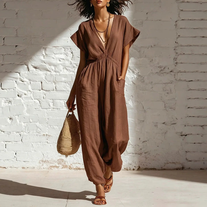 Julia Casual Wide Leg Jumpsuit