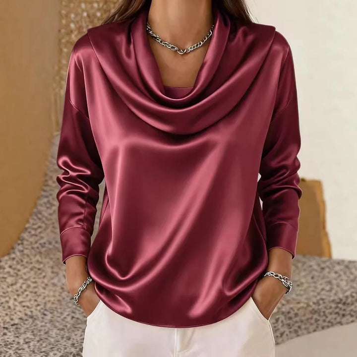Marceline Cowl Neck Blouse