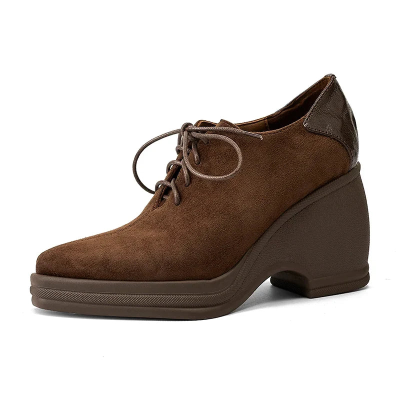 Florence Lace Up Wedges