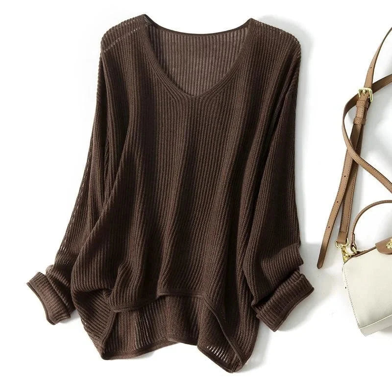 Kayla Hollow Knit Sweater
