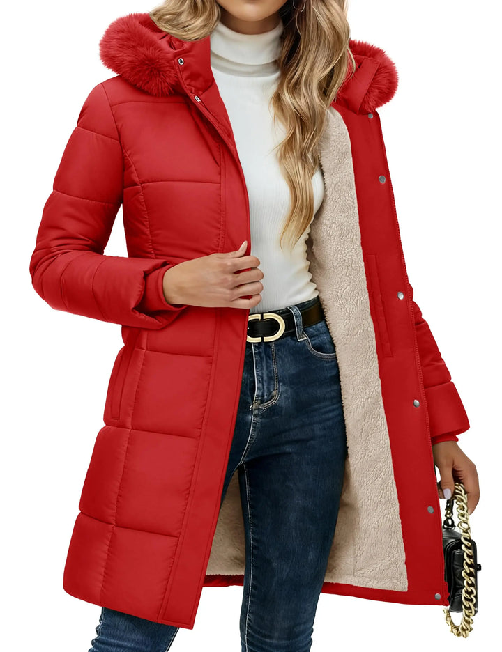 Edith Sherpa Lined Detachable Parka