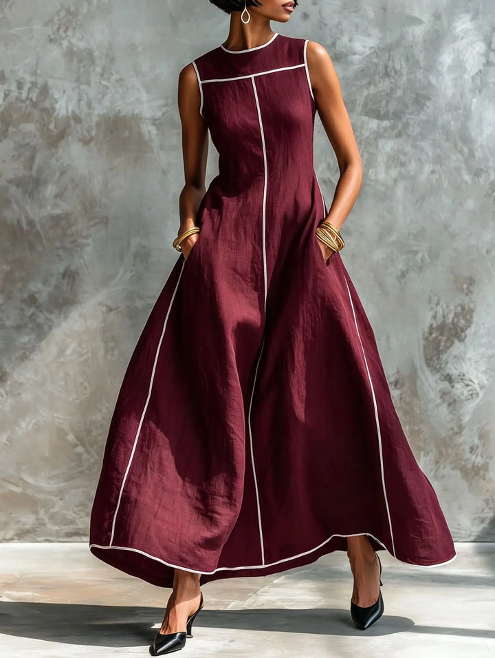 Anouk Elegant Flowy Maxi Dress