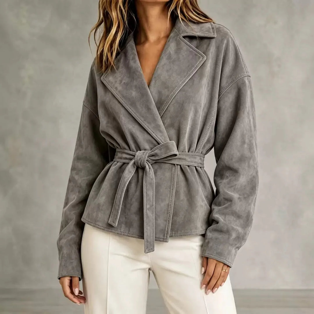 Amaris Lapel Wrap Jacket