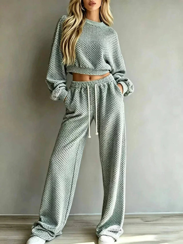 Paloma Cropped Knit Set