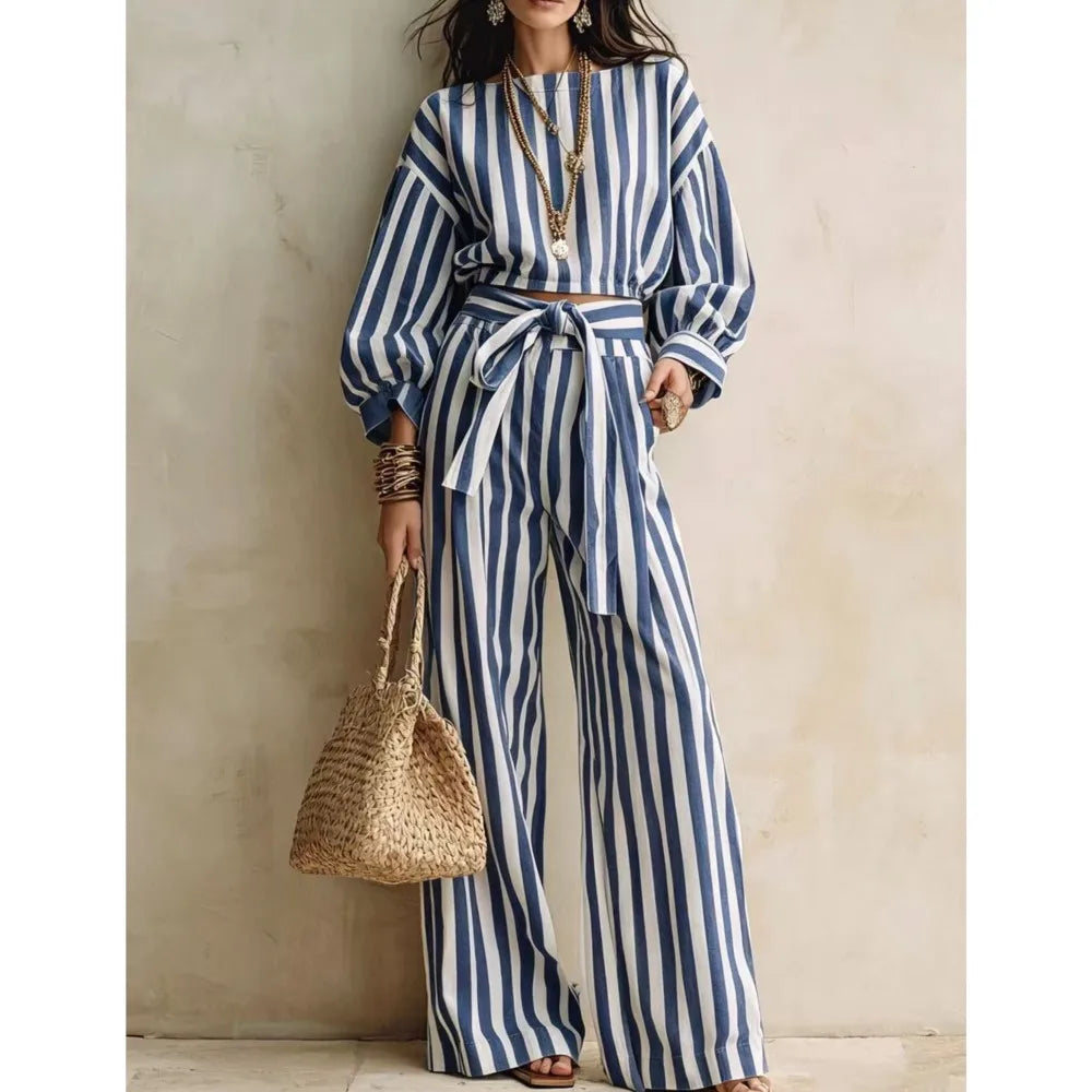 Emma Striped Matching Set