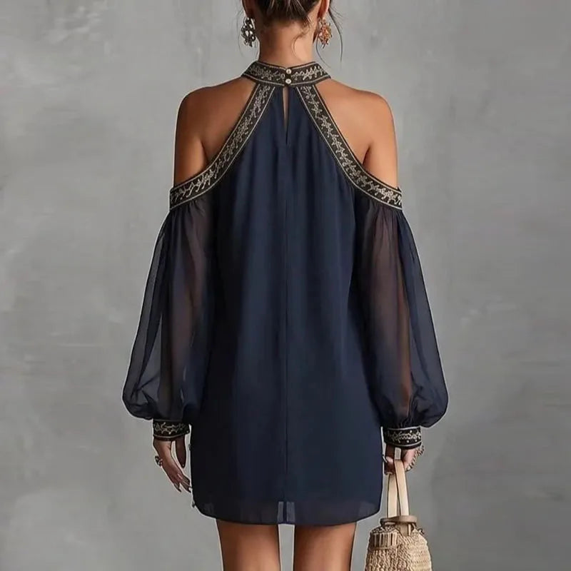 Aisha Halter Mini Dress