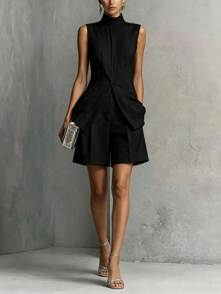 Tressa Peplum Shorts Set