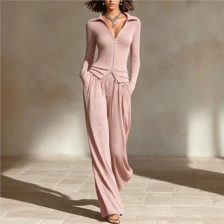 Bianca Zip Front Pant Set
