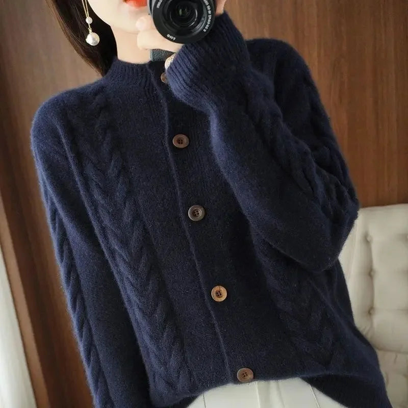 Rosaline Cable Knit Cardigan