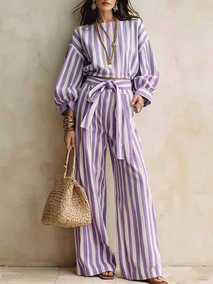 Emma Striped Matching Set