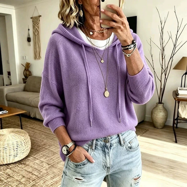 Margot Drawstring Hood Sweater