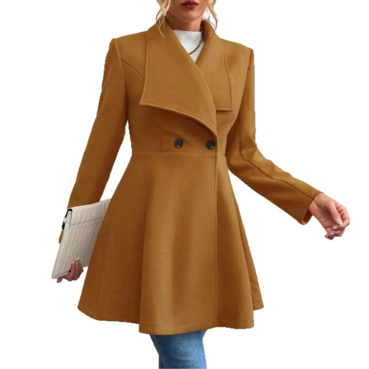 Anneke Waterfall Collar Coat