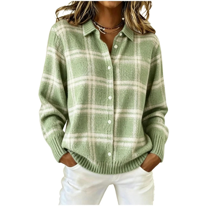 Harlow Plaid Button Cardigan