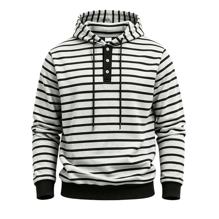 Barlow Button Placket Hoodie