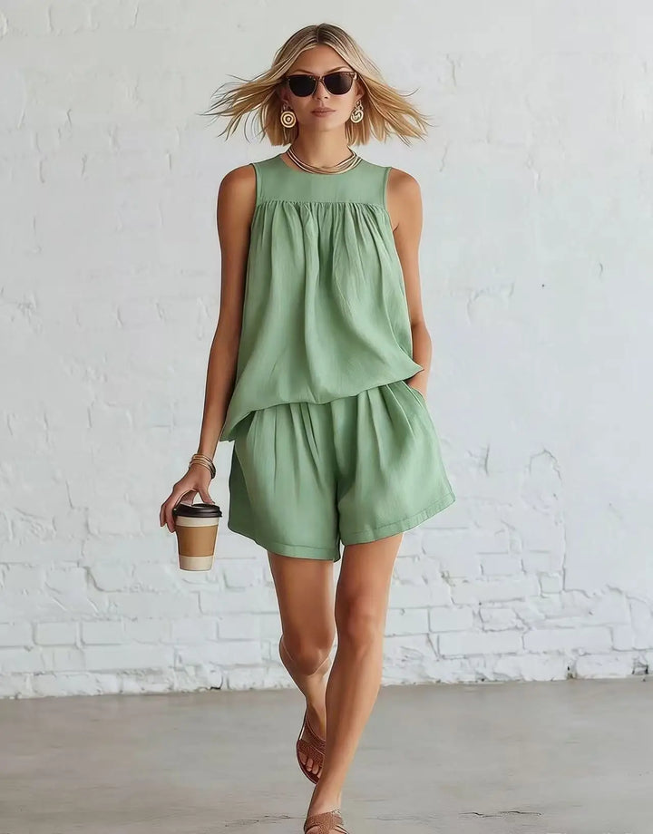 Arwen Casual Relaxed Shorts Set
