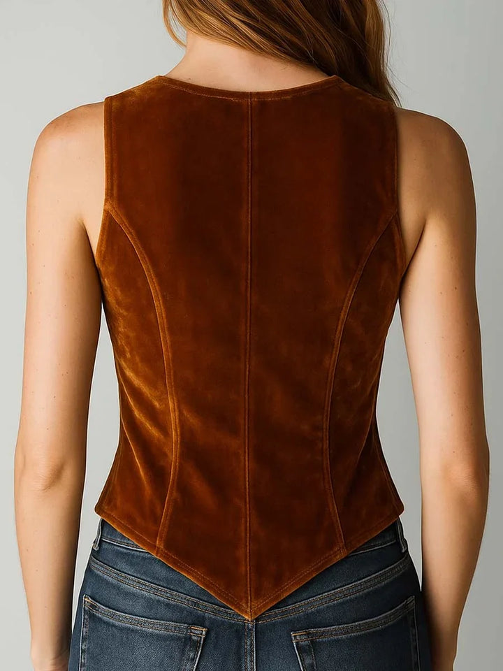 Ophelia Lace Trim Vest