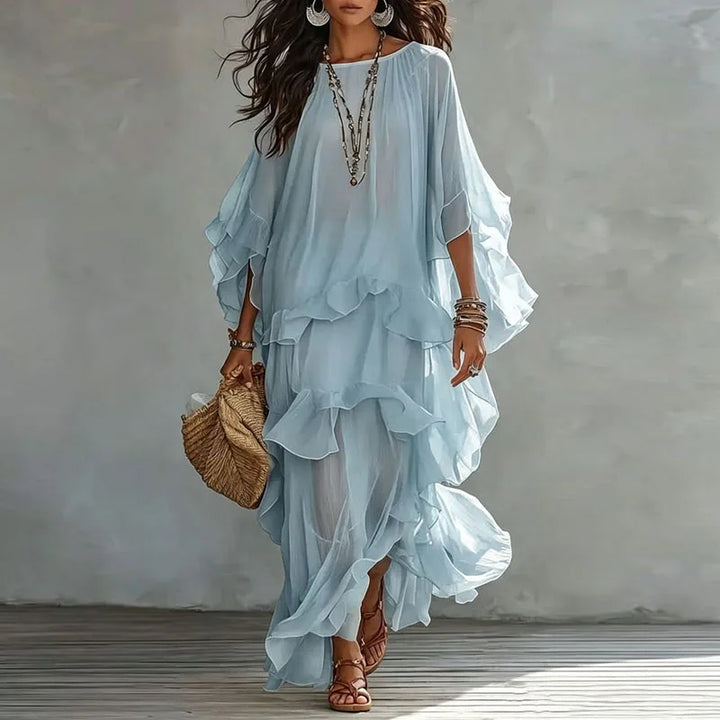 Bella Tiered Ruffle Maxi Dress