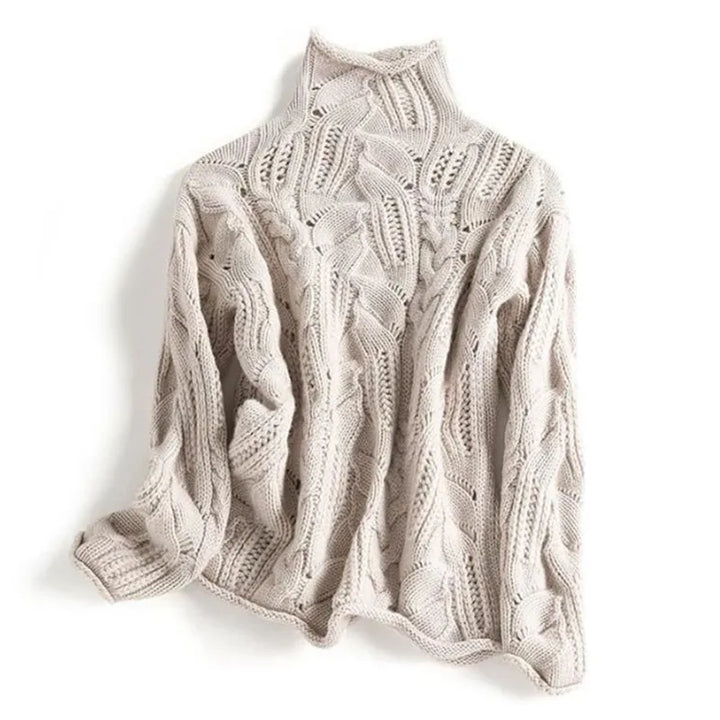 Avelina Openwork Cable Sweater