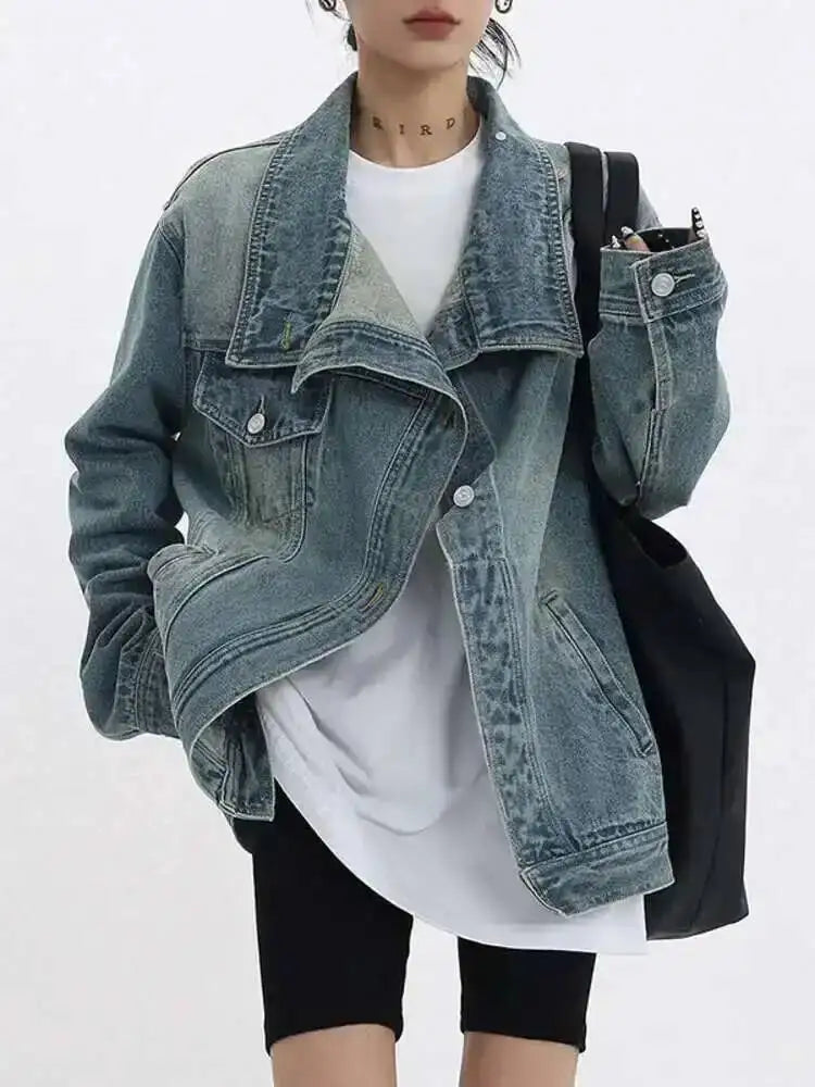 Kaylee Oversized Denim Jacket