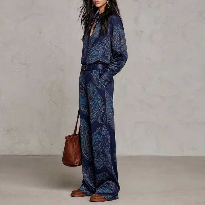 Rosalind Paisley Print Two Piece Set
