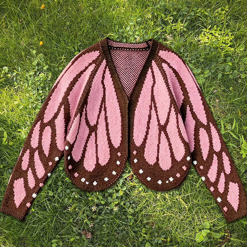 Emery Open Front Butterfly Cardigan