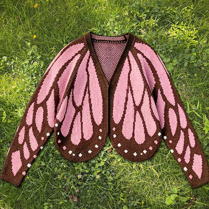 Emery Open Front Butterfly Cardigan