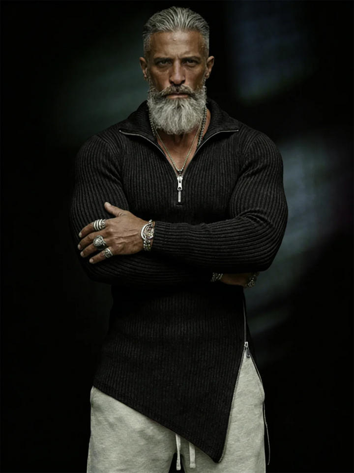 Douglas Quater Zip Knit Sweater