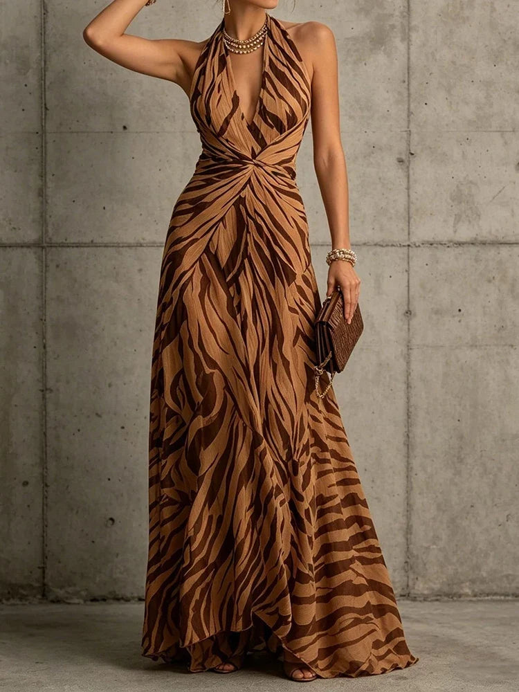 Palermo Twisted Waist Maxi Dress