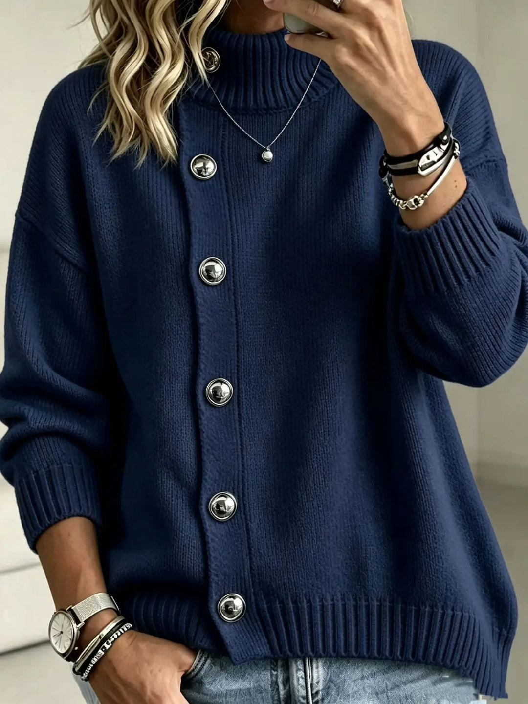 Isolde Button Front Sweater
