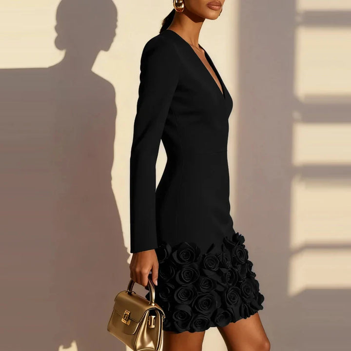 Orlena Floral Hem Mini Dress