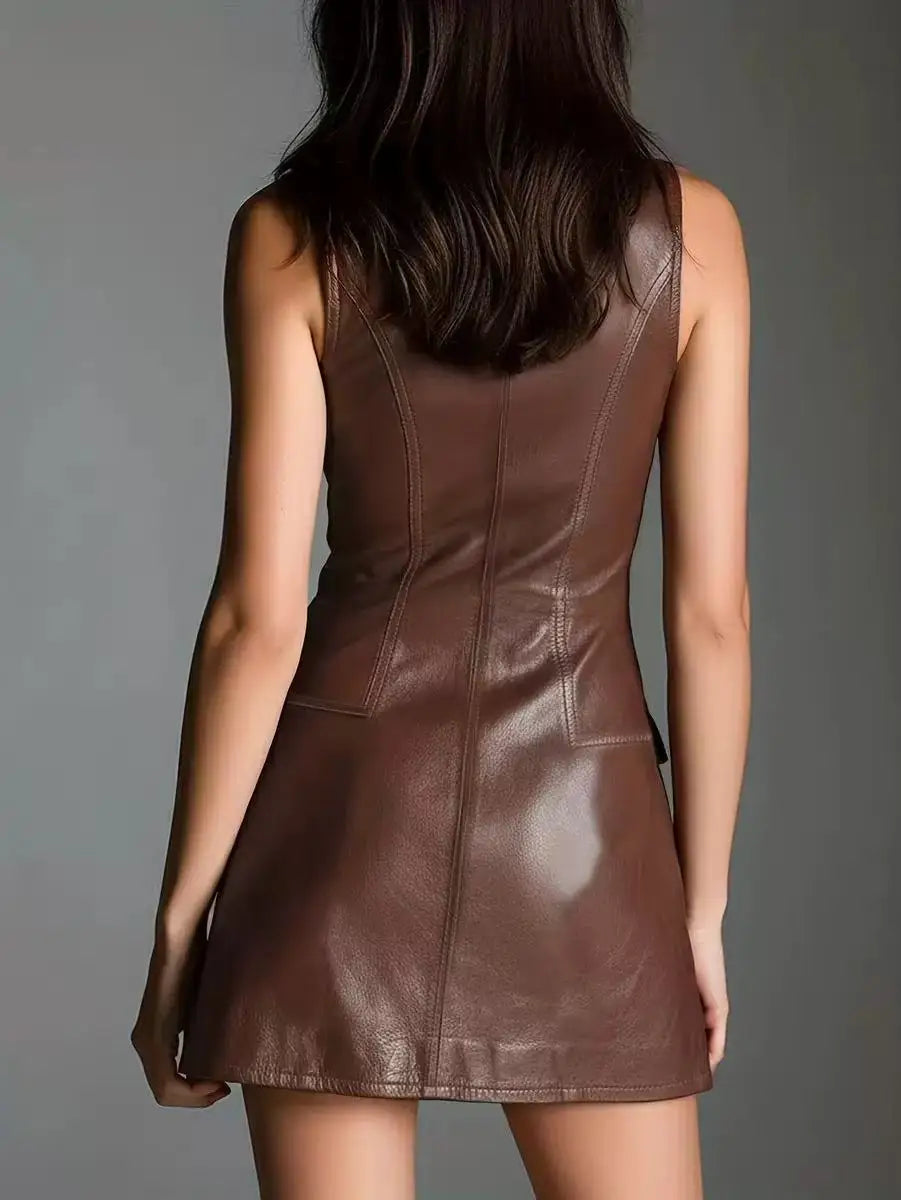 Yvaine Zip Front Mini Dress