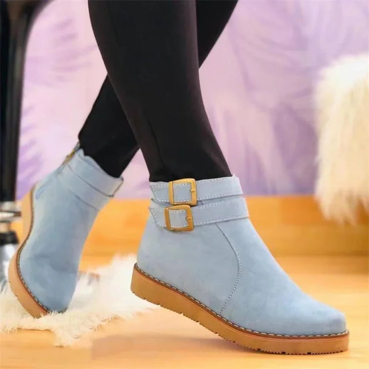 Marlowe Buckle Strap Ankle Boots