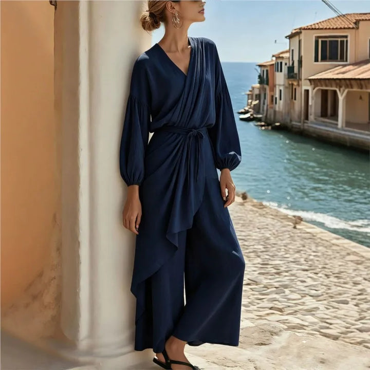 Marisol Wrap Front Jumpsuit