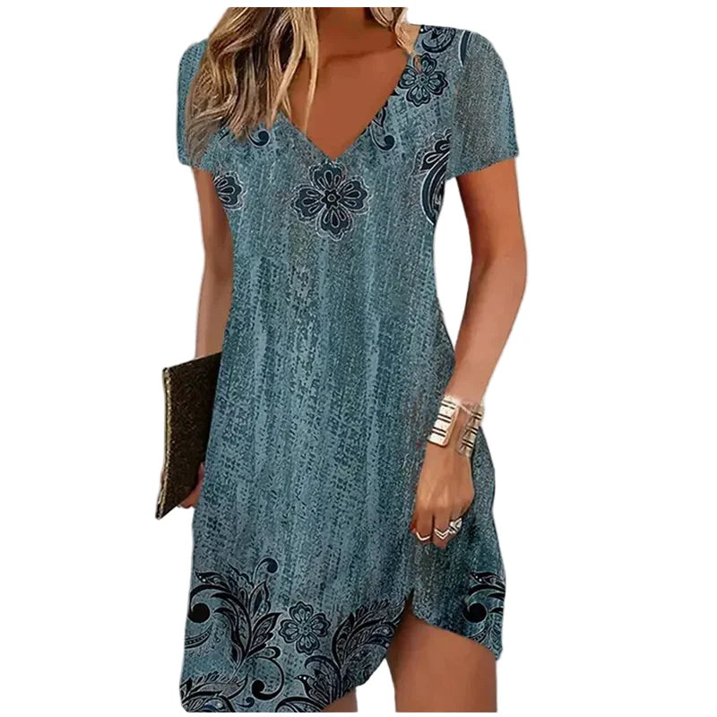Primrose Floral A Line Mini Dress