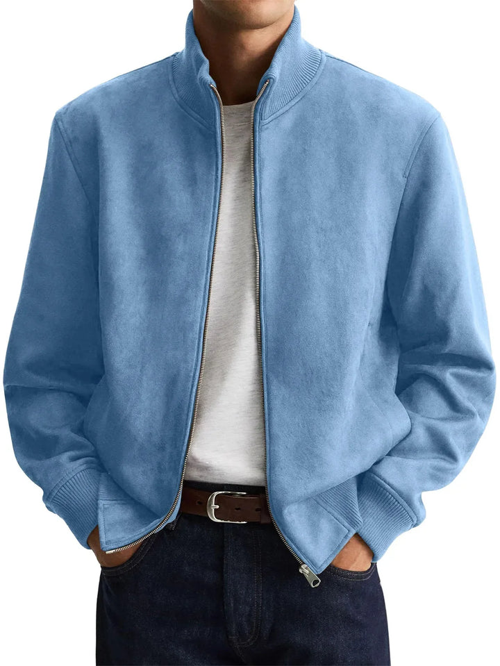 Alden Suede Look Bomber Jacket