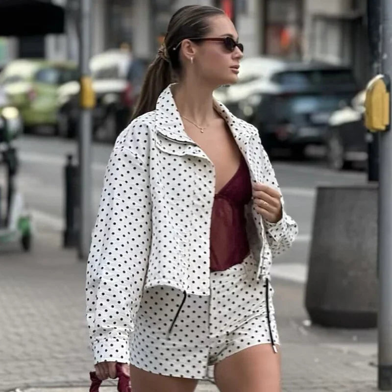 Hannah Cropped Bomber Jacket