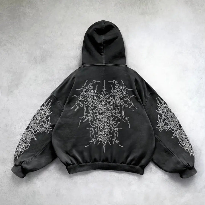 Ignatius Graphic Print Hoodie