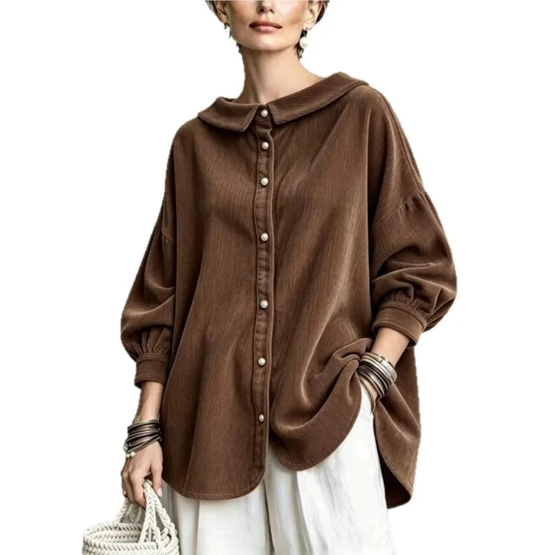 Freya Turn Down Collar Blouse
