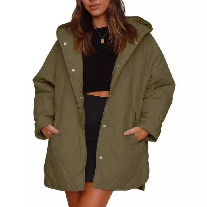 Aveline Button Front Parka
