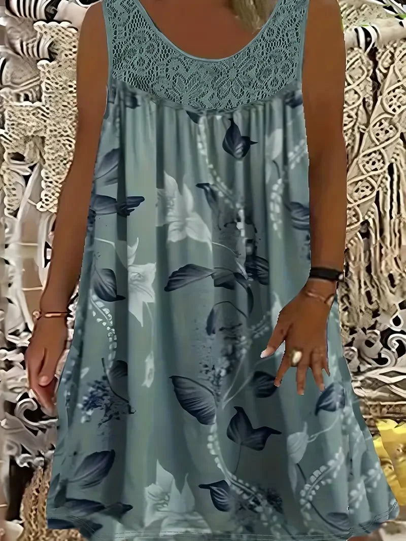 Paula Casual Floral Midi Dress