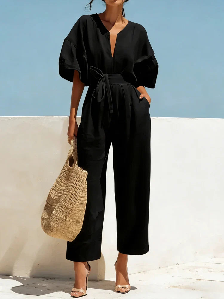 Tahlia Summer Linen Jumpsuit