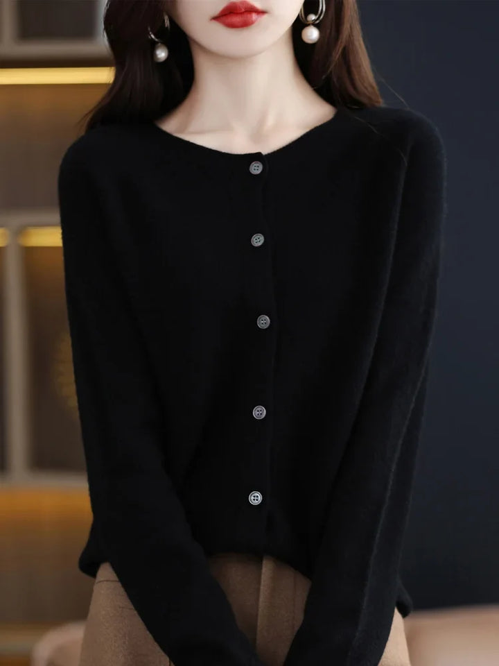 Elodie Button Front Cardigan