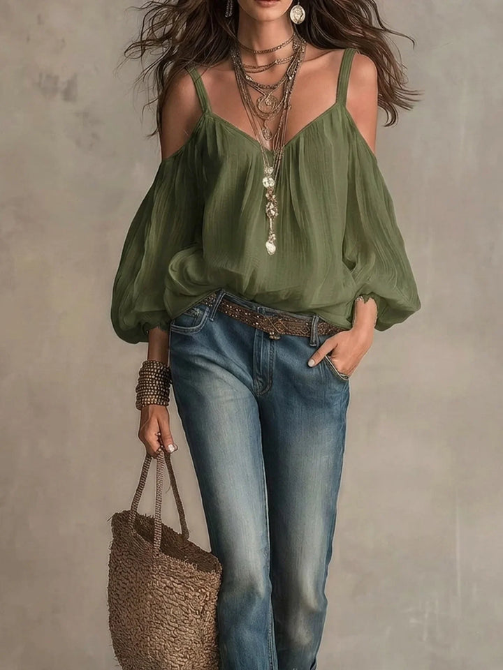 Madeline Off Shoulder Boho Blouse