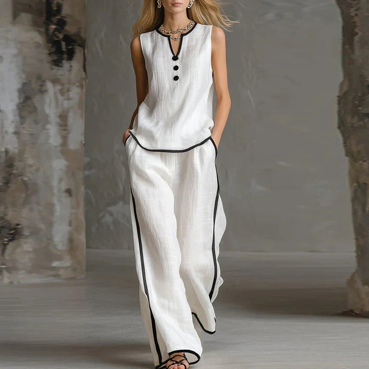 Saskia Sleeveless Two Piece Set