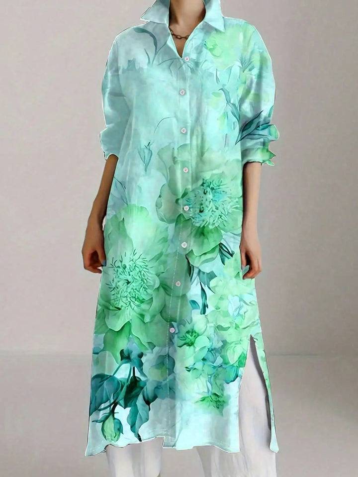 Kaylee Floral Print Maxi Dress